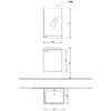 Kontesa TERRA 50 MEDIJAPAN-BELO ALIZE dimenzije