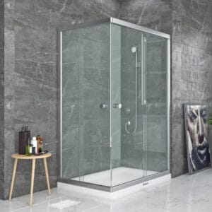 Tuš kabina „NEPTUN“ HROM providno staklo 5mm; H-190cm